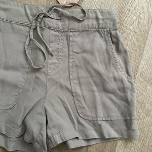 Grey Drawstring Shorts